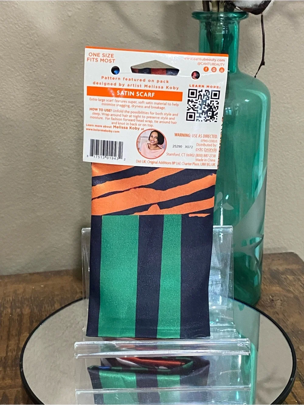 Cantu Satin Scarf, Gentle Hair & Fashion Accessory, new!